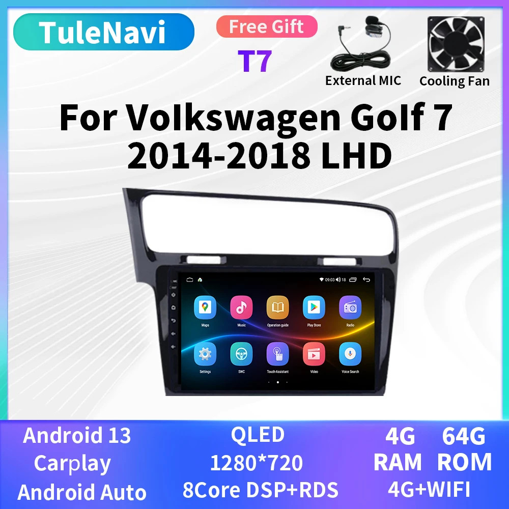 2014-2018 For VW Volkswagen Golf7 Golf 7 Car Radio Android Multimedia GPS Screen