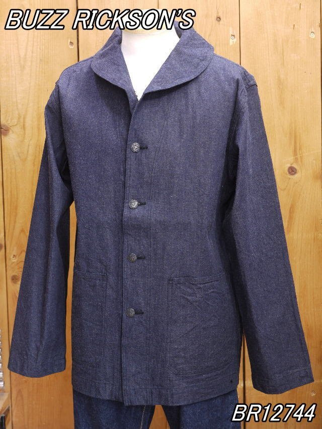 Buzz Rickson'S U.S Navy Dungaree Jumper 40 Br12744 Buzzrickson'S Military Jacket