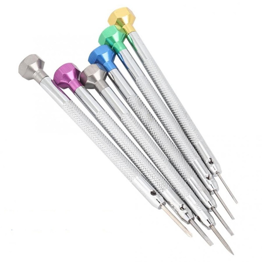 6-Piece Precision Steel Watch Repair Kit with Philips Screwdrivers & Blades