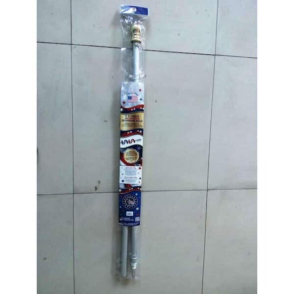 Seasonal Designs 5 ft. Spinning Aluminum Flag Pole-image