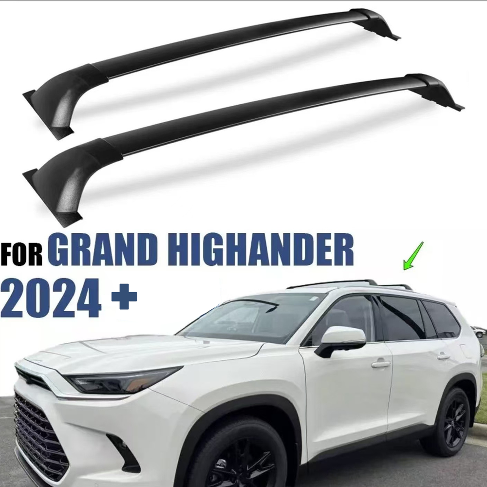 2PCS Crossbar Fit for Toyota Grand Highlander 2024-2026 Cross Bar Roof Rack Rail