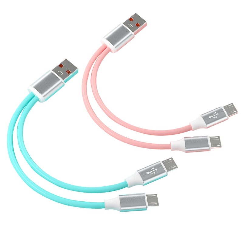 High-Speed 480Mbps Splitter Cord for Phone & Tablet Charging & Data Transfer