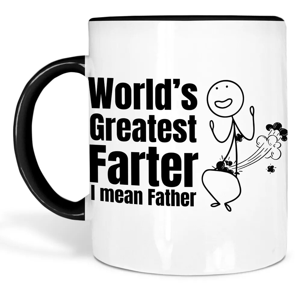 FUNNY FATHERS DAY WORLD'S BEST DAD! MUG GIFT FOR DAD COFFEE MUG DADDY