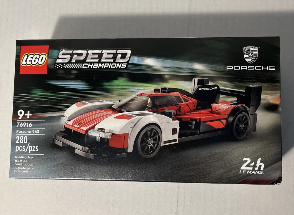 LEGO Speed Champions Porsche 963 Race Car Building Set 76916