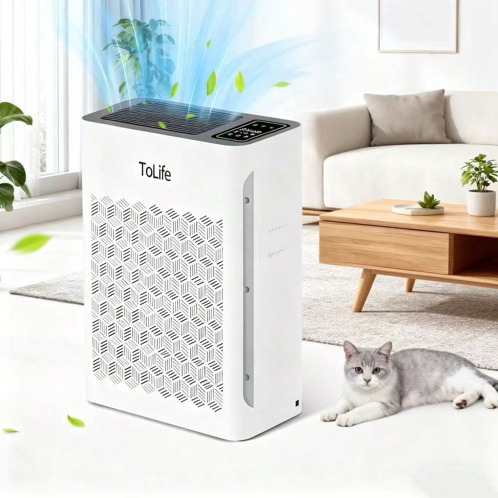 HEPA Air Purifier for Home Bedroom Desk Quiet Air Cleaner for Pets Dust Allergy