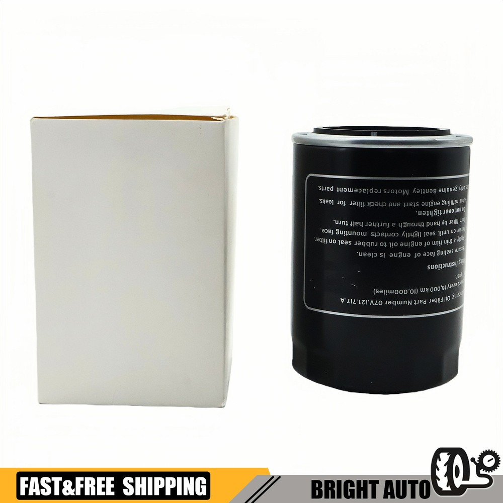 1PC Oil Filter 07V121717A for Bentley Mulsanne 2011-22 Rolls Royce 1976-15 USA