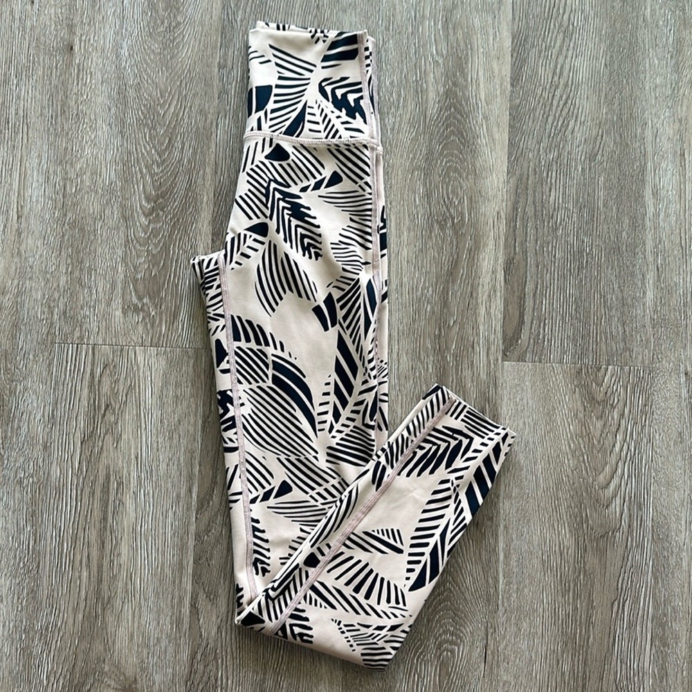 Aerie Palm Leaf Print 7/8 Leggings