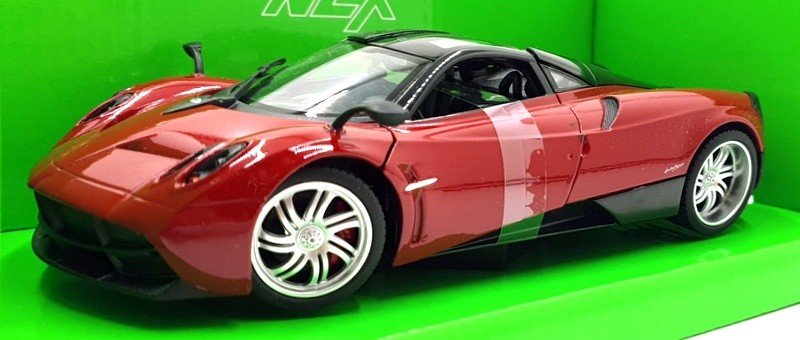 Welly NEX 1/24 Scale Diecast 24088W - Pagani Huayra - Red/Black