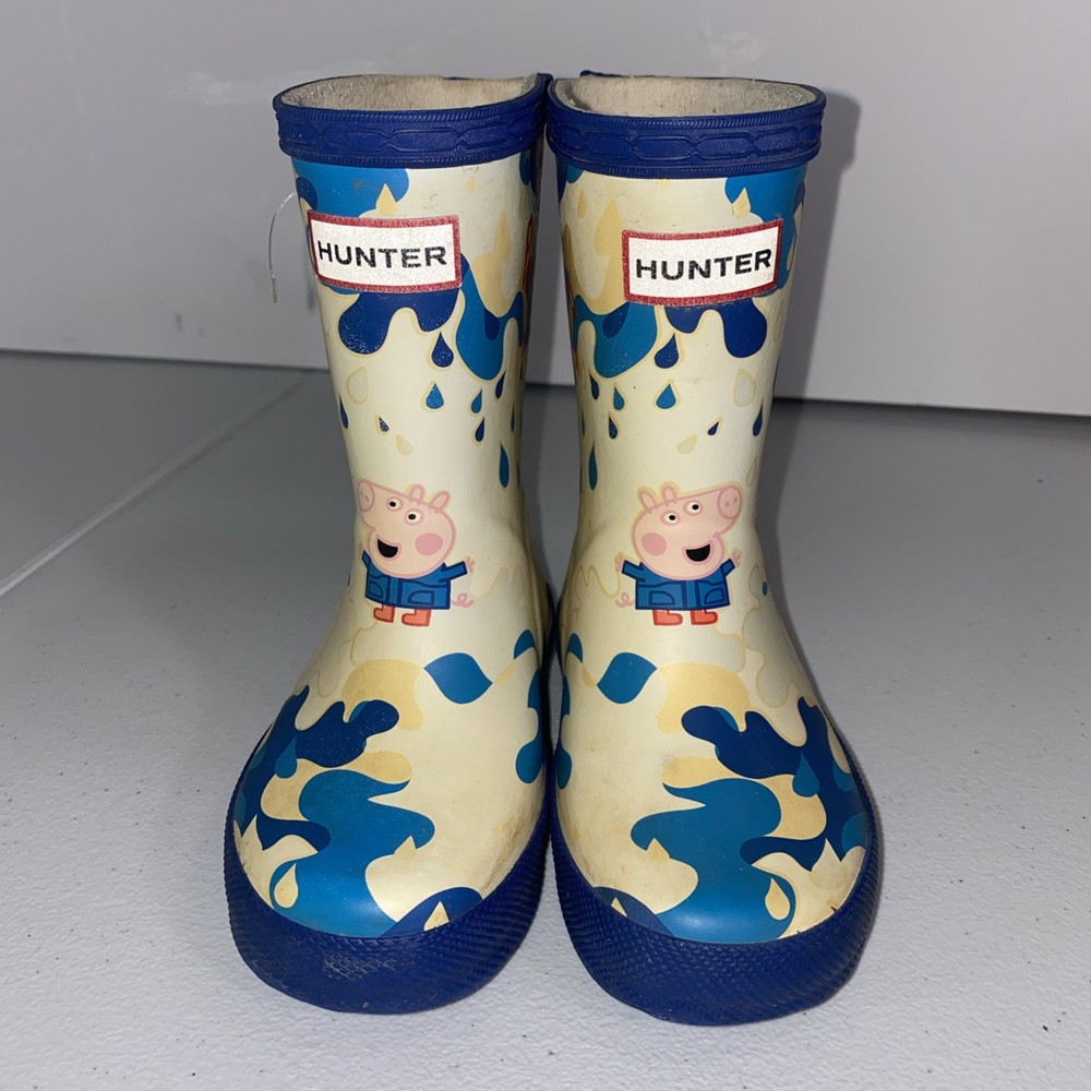 Hunter Wellington Girls Peppa Pig Rain Boots Little Kids Waterproof