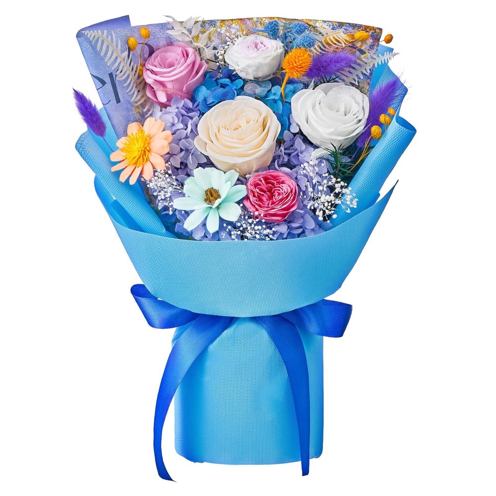 Flowers Bouquet Flowers Fresh Bouquet Roses Bouquet Gift for Her Wife Valenti...