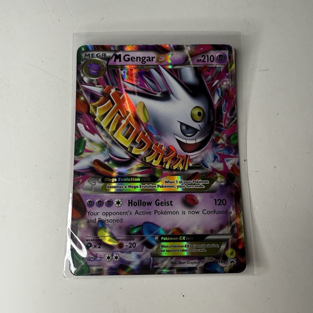 M Gengar EX XY166 Holo Rare Pokemon Card XY Promo