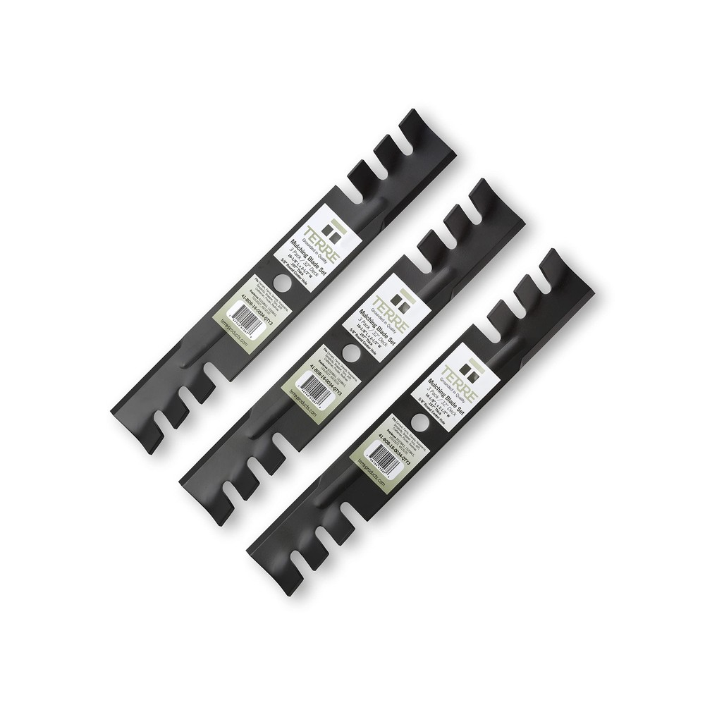 Terre Products 3 Pack Mulching Lawn Mower Blades for 48