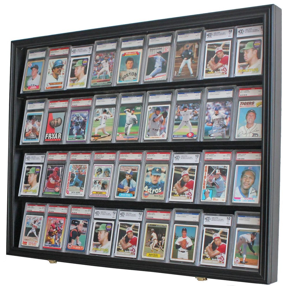 Pro UV 36 Graded Sports Card Display Case for Football Baseball Basketball Ho...