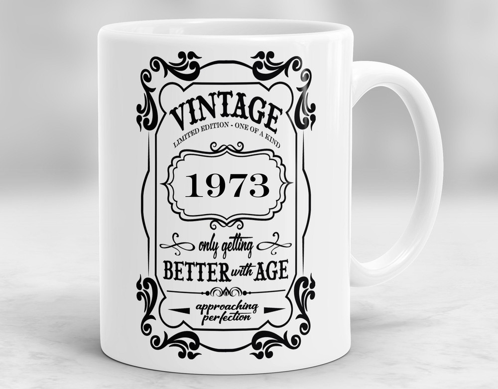 1973 Present 1973 Aged To Perfection 1973 Coffee Mug 1973 Birthday Gift P322