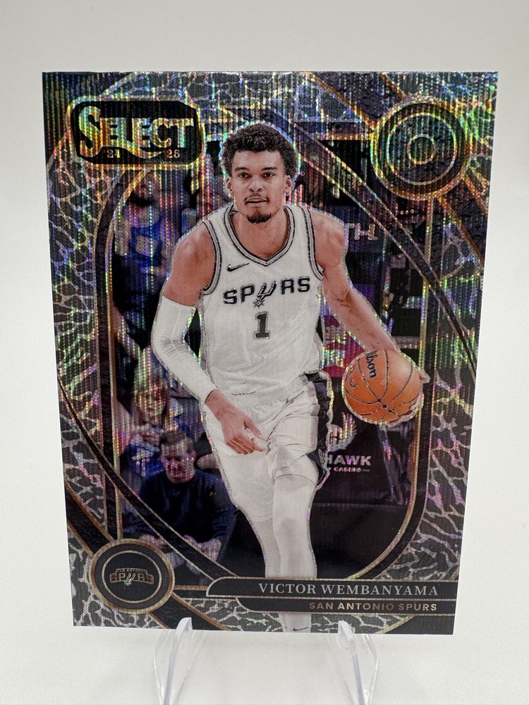 2024-25 Panini Select - Courtside Victor Wembanyama #229 Elephant Prizm