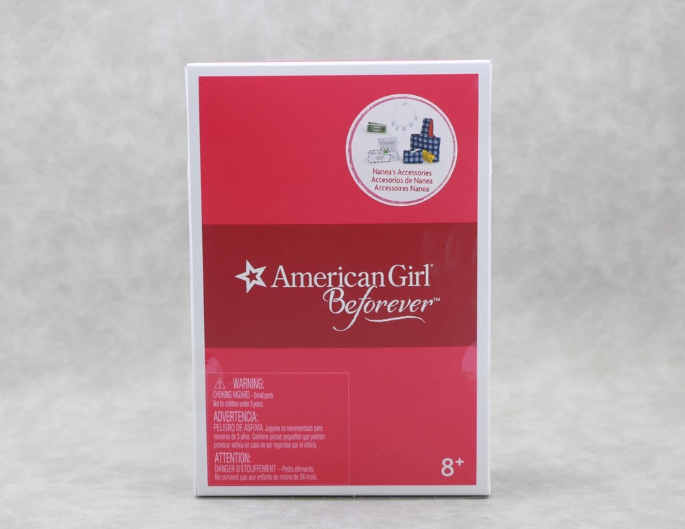 American Girl Nanea's Meet Accessories box Shell Necklace Handbag Pretend Money