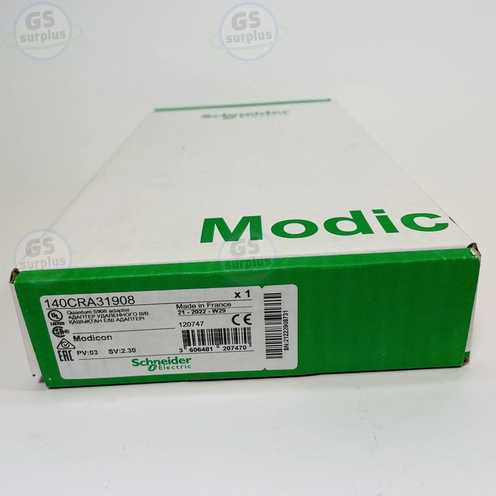 New Sealed Schneider 140CRA31908 Modicon Quantum RIO Adapter