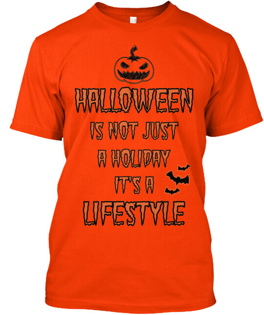 Halloween Lifestyle T-Shirt Made in the USA Size S to 5XL