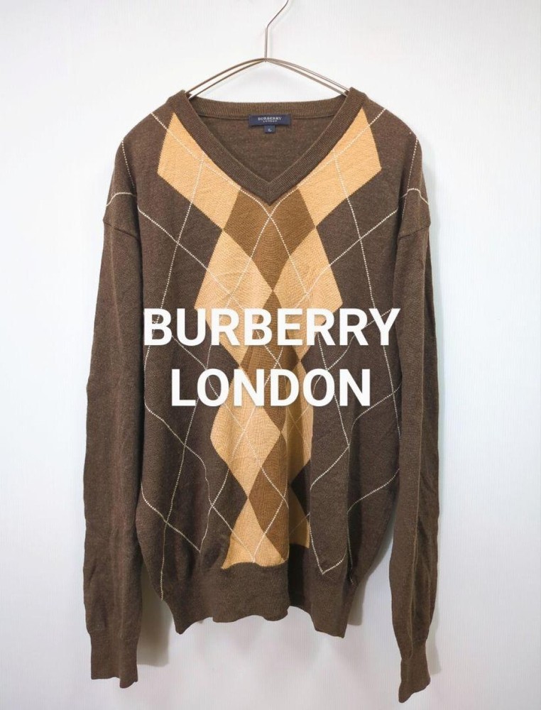 Burberry knit sweater Men's Fashion from Japan