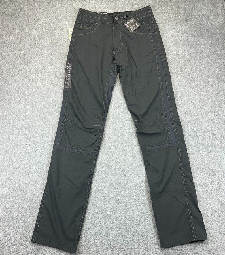NWT Kuhl Radikl Pants Mens 30x36 Gray Carbon Rhinotek Outdoors Hiking Workwear