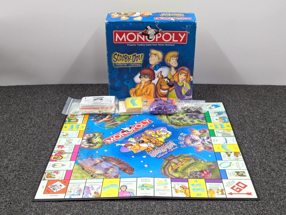 Scooby-Doo Monopoly Collector's Edition 2002 Complete Board Game