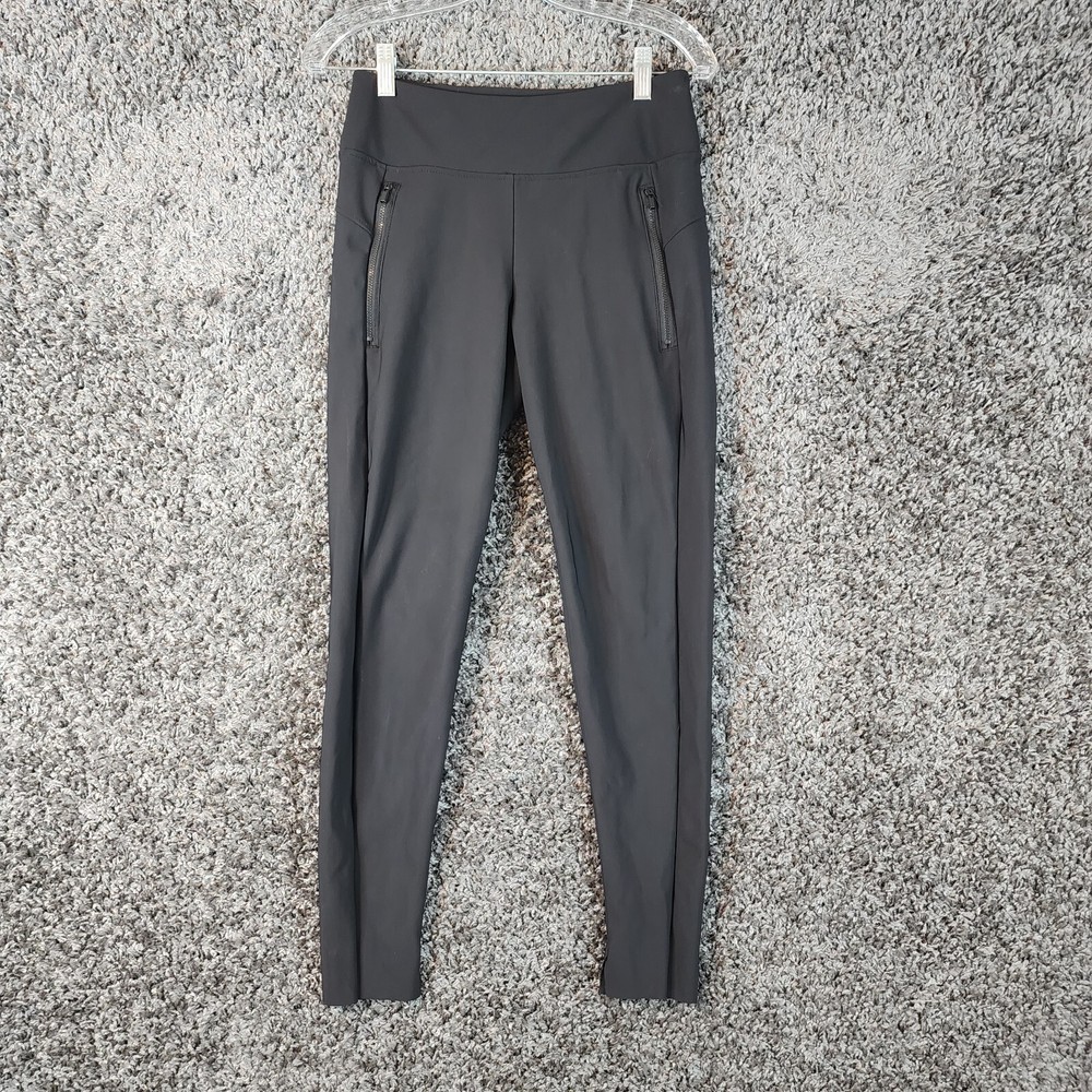 Women's Black Active Stretch Leggings Size M by Members Mark-image