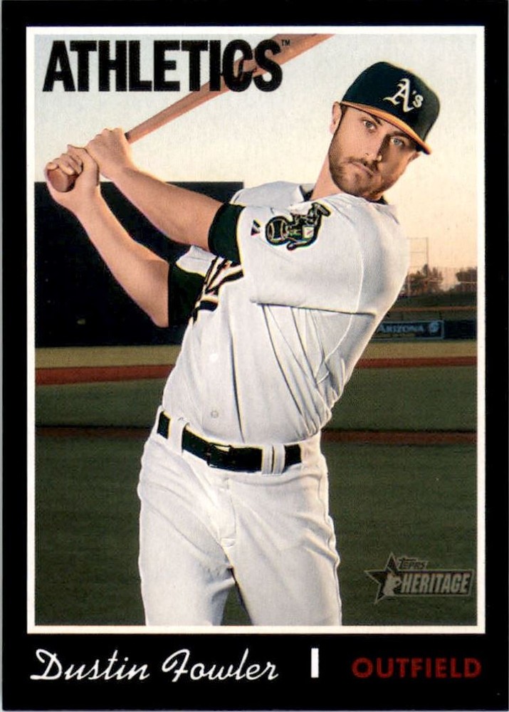2019 Topps Heritage Black Border #140 Dustin Fowler