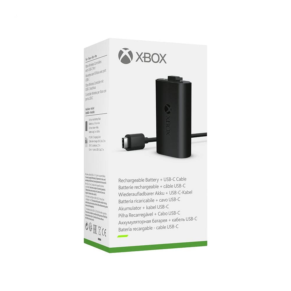 Xbox Series X S Play and Charge Kit with USB Cable