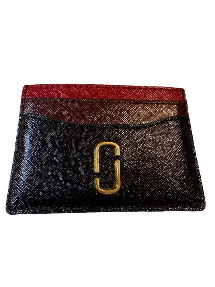 Marc Jacobs  Snapshot  Cardholder / Card Case  Textured Leather Multicolor EUC