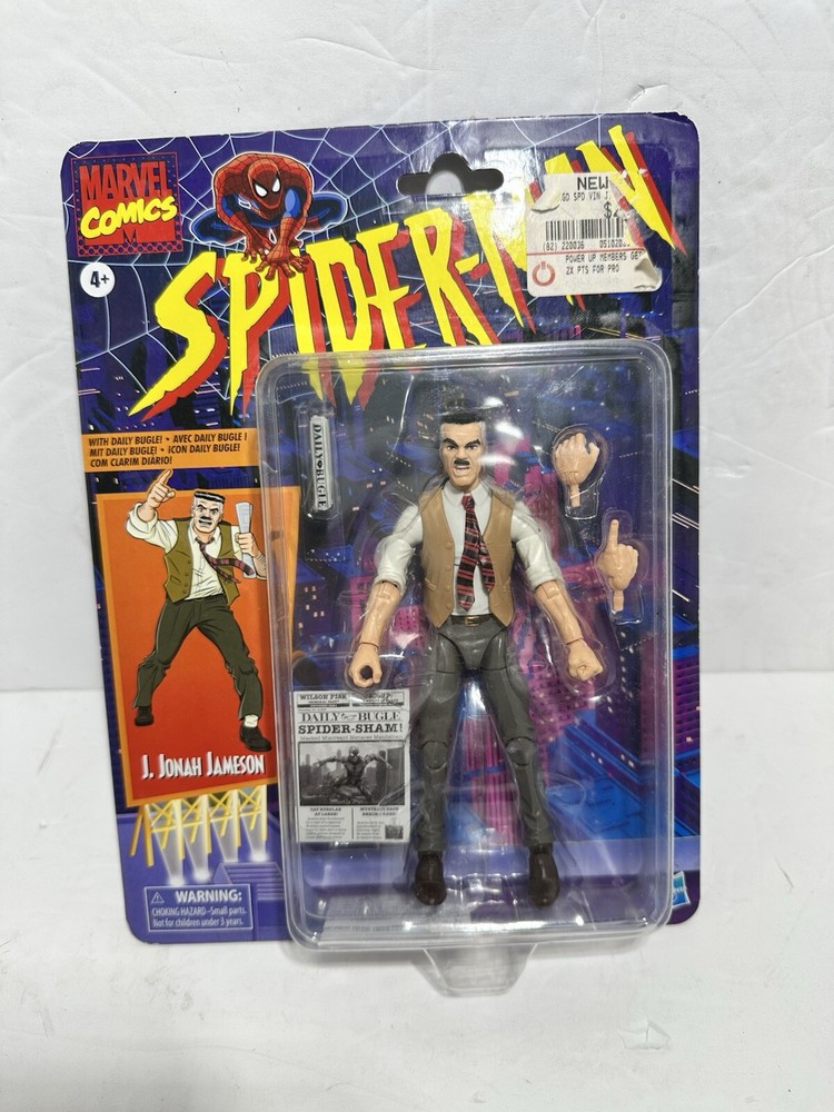 J. JONAH JAMESON Marvel Legends Retro Spider-Man Series 6
