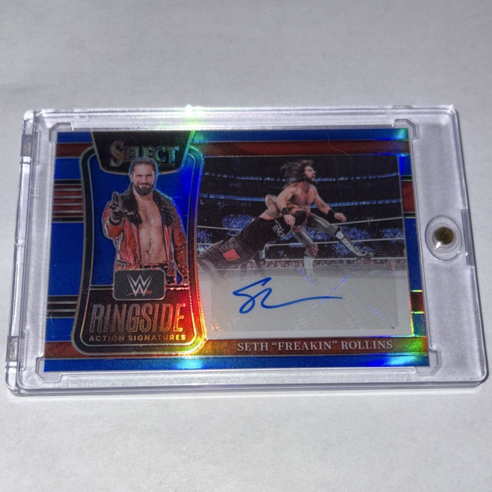 2022 Panini Select WWE Seth Rollins Ringside Autograph RA-SRL /49
