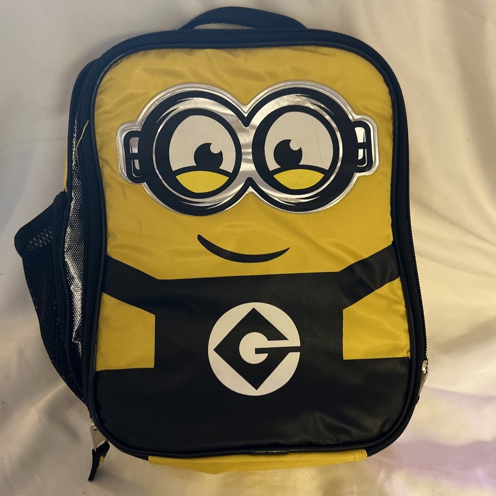 Minions Rise of Gru Bob Themed Lunch Box with LED Light Spacious and Easy to Clean