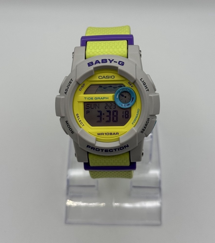 Casio Baby-G 3429 Tide Graph Digital Ladies Wrist Watch BGD-180 New Battery