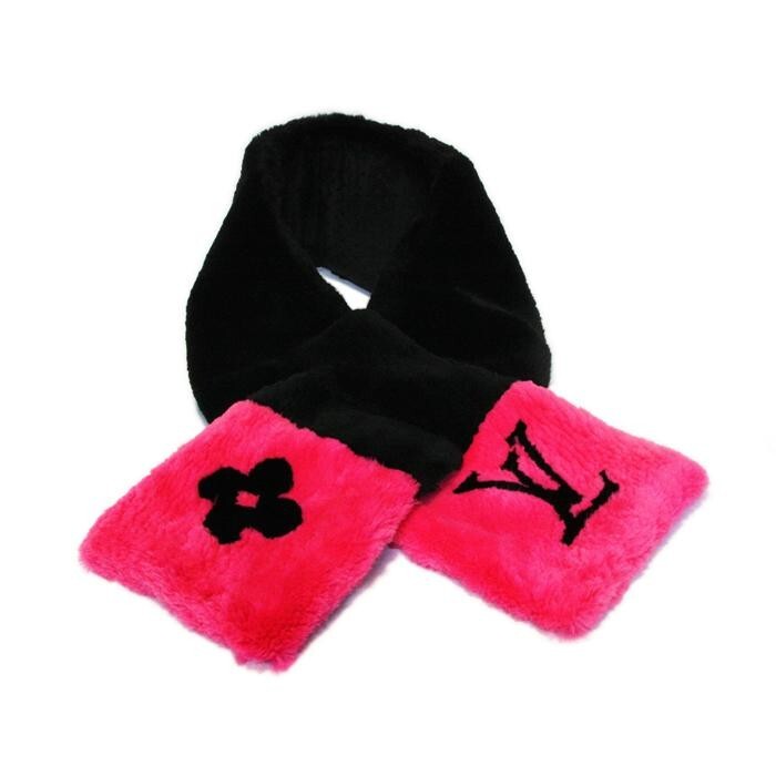 LOUIS VUITTON Monogram Flower Scarf LV Shawl Accessory