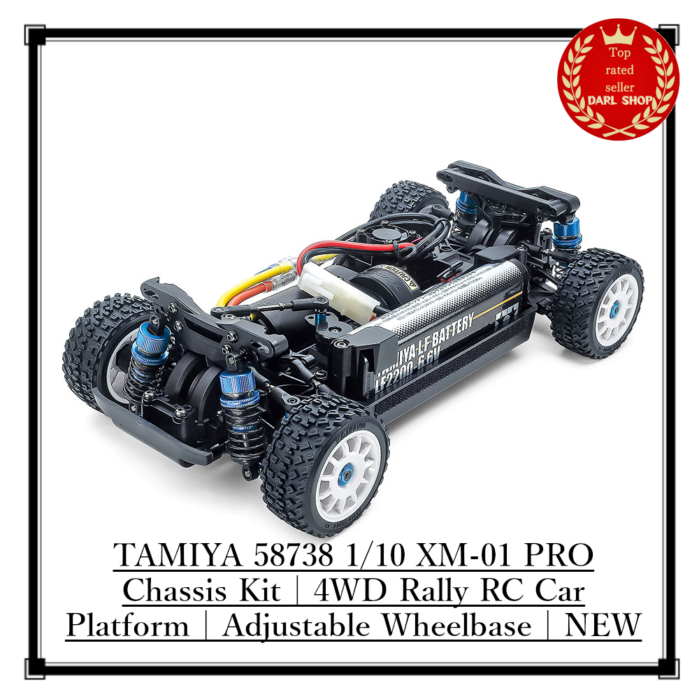 TAMIYA 1/10 XM-01 PRO 4WD Rally RC Car Kit with Adjustable Chassis