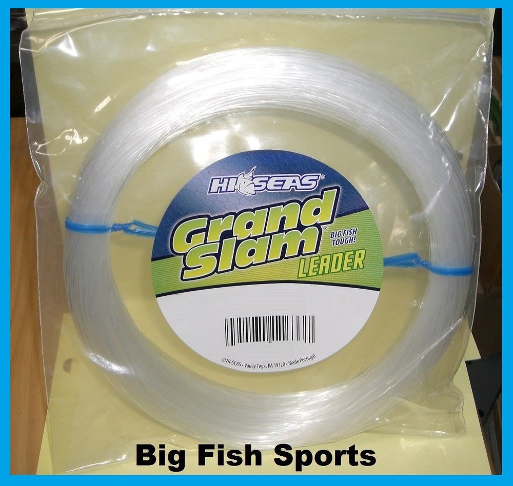 HI-SEAS GRAND SLAM MONO LEADER CLEAR 200LB-100YD #C-1-200CL NEW! FREE USA SHIP