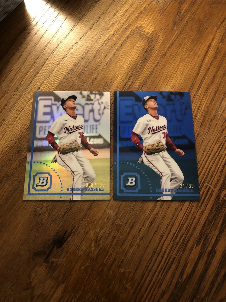 Robert Hassell 2022 Bowman Heritage Chrome Refractor Rookie Lot