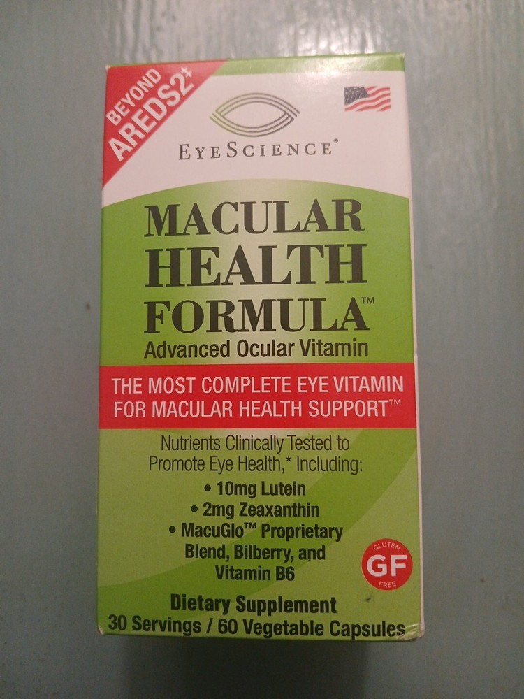 Eye Science® Macular Health Formula, 60ct Advanced Ocular Vitamin  FREE SHIPPING