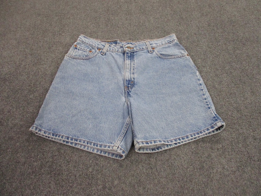 Vintage Levis Shorts Adult 14 Denim Jeans Classic 551 Relaxed Work 90s Womens