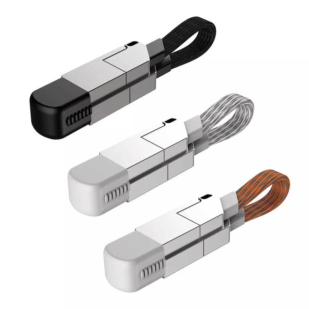 60W 4-in-1 PD QC Fast Charging Cable Type-C to Type-C for Phones