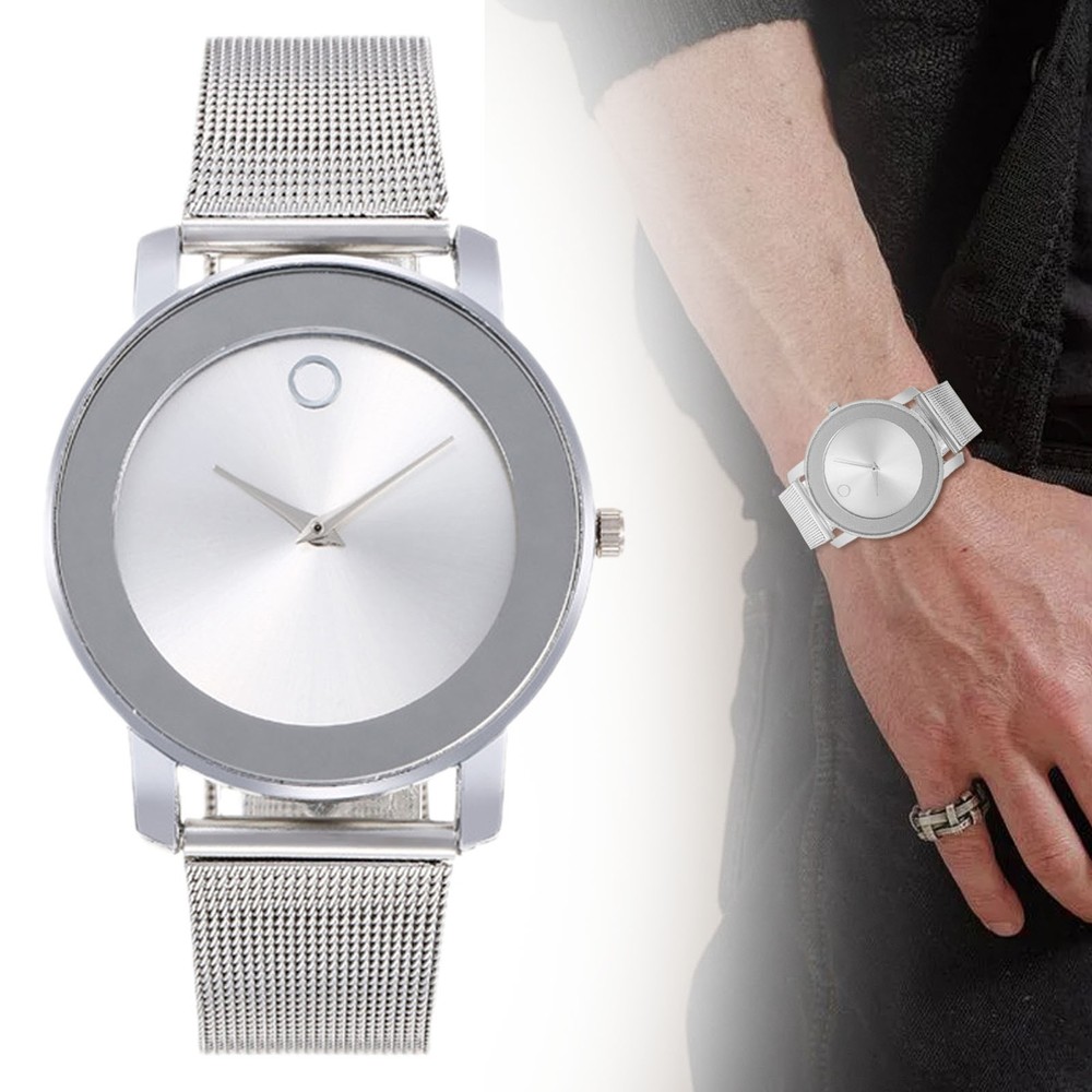 Movado Bold 3600370 42mm Blue Stainless Steel Case with Navy Leather Strap Unisex Wristwatch