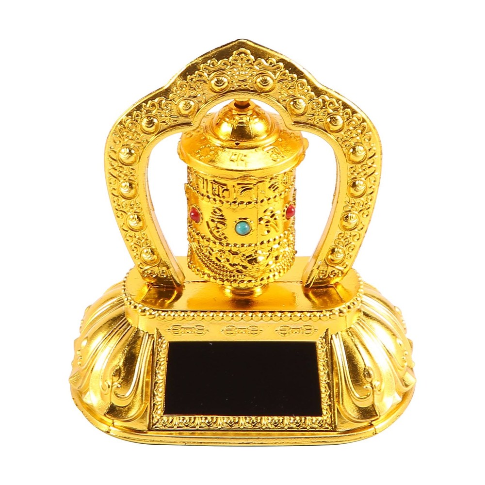 Solar Energy Prayer Wheel, Car  Prayer Wheel Solar Energy  Tibetan Buddhist8360