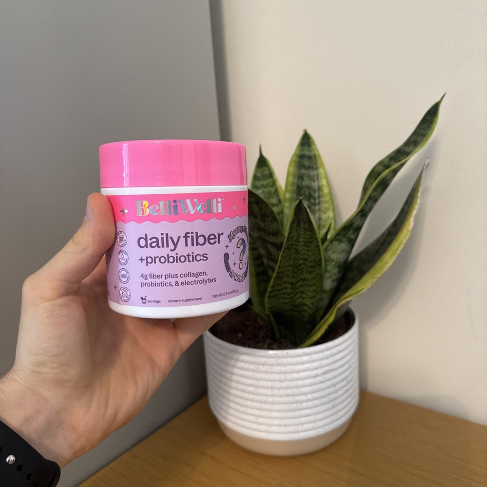 Belli Welli Daily Fiber Supplement Powder with Collagen Probiotics &