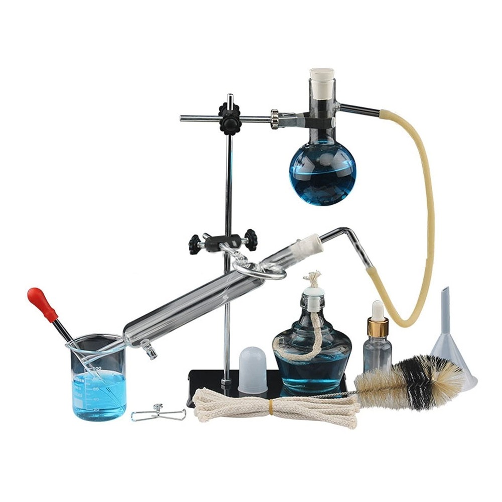 Glass Distillation Apparatus, Vacuum Distillation Equipment, Chemistry Lab Gl...