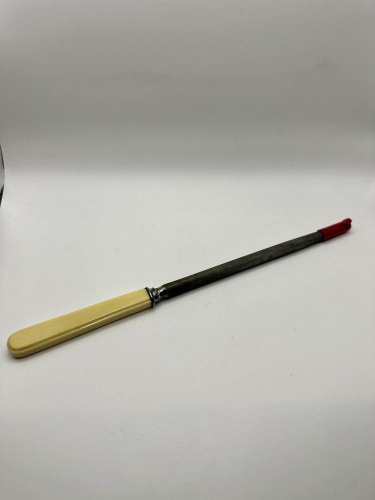 Vintage Hand Forged Sharpening Steel - Made in England - Faux Bone Handle