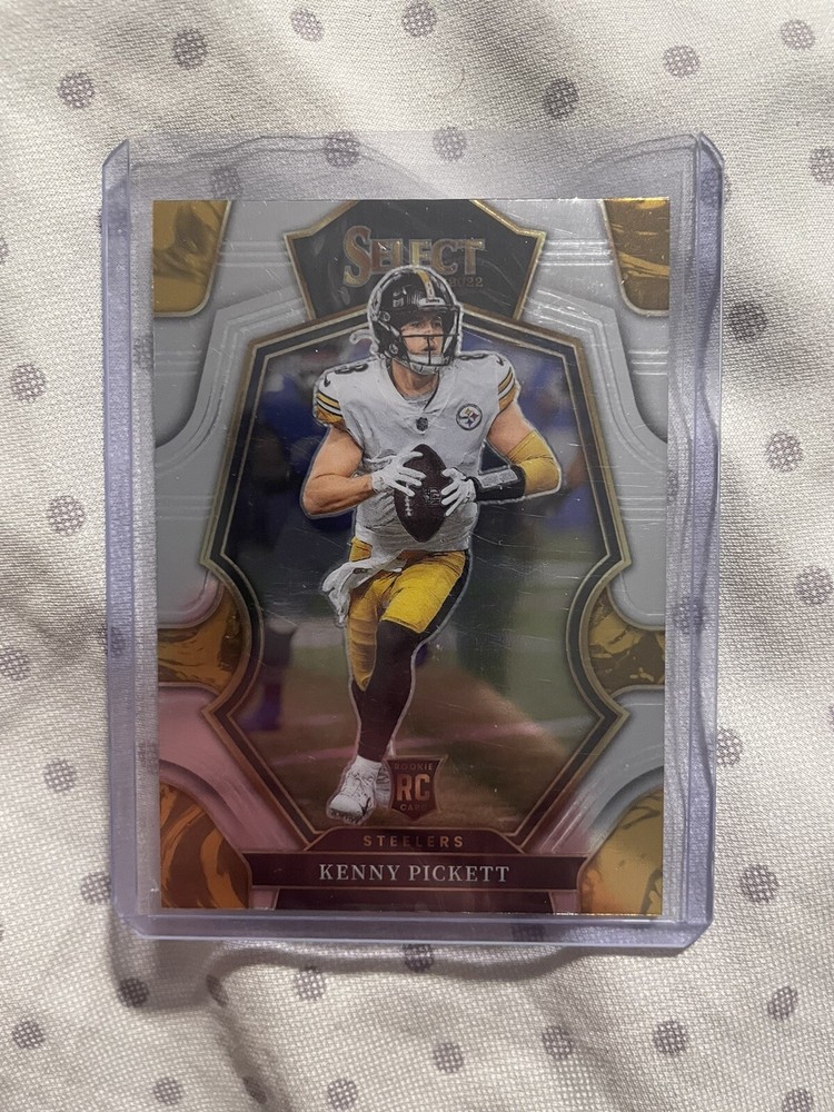 2022 Panini Select Kenny Pickett Rookie Premier Level #182 RC Steelers RC