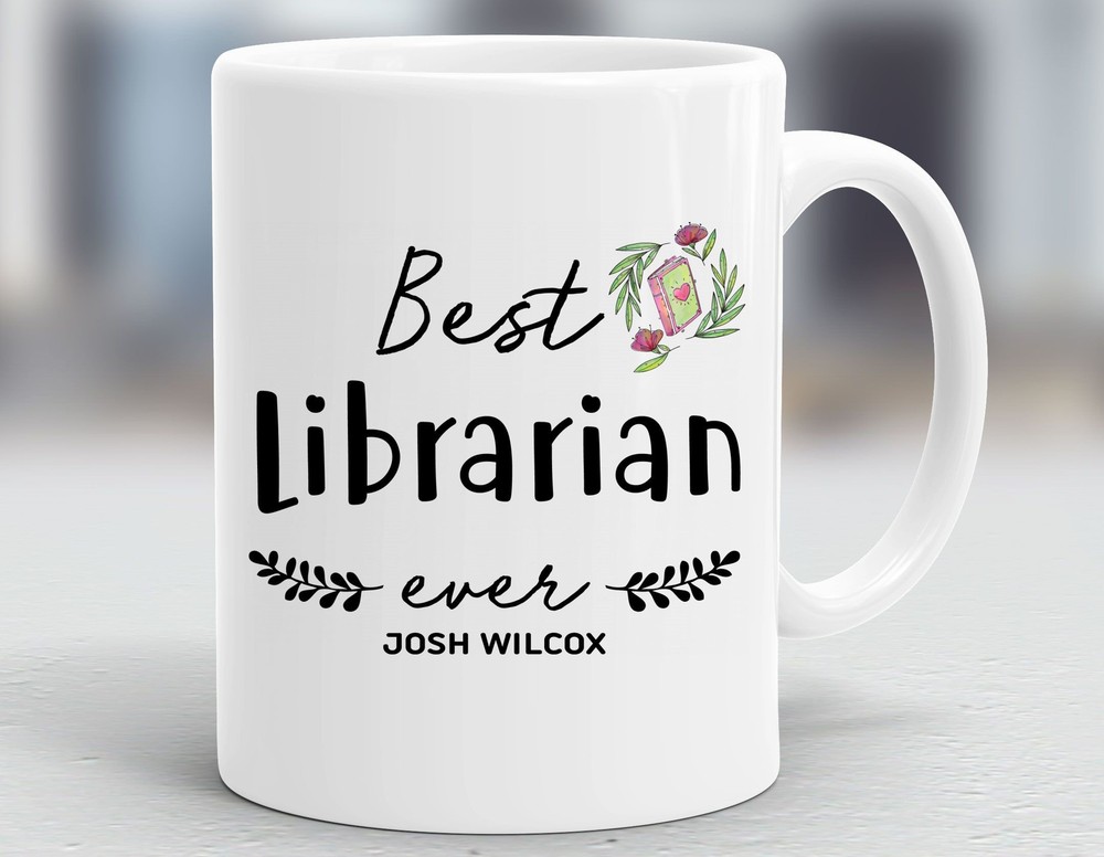 Personalized Librarian Mug Librarian Gift Gift Ideas For Librarian Presents For
