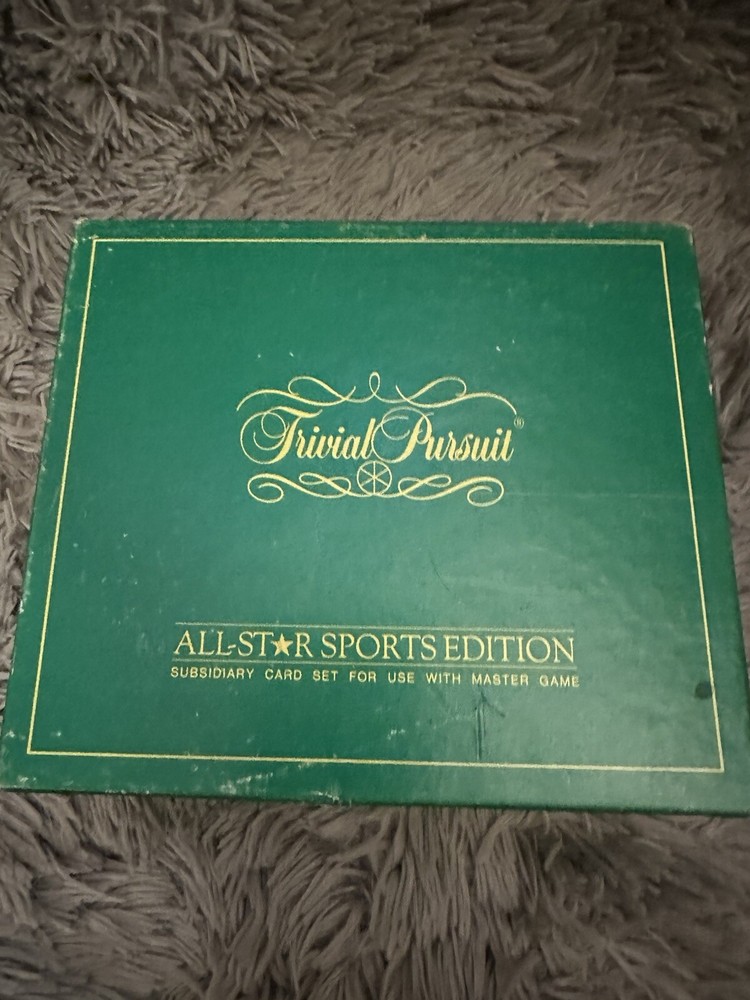 TRIVIAL PURSUIT All Star SPORTS EDITION Subsidiary Card Set 1981