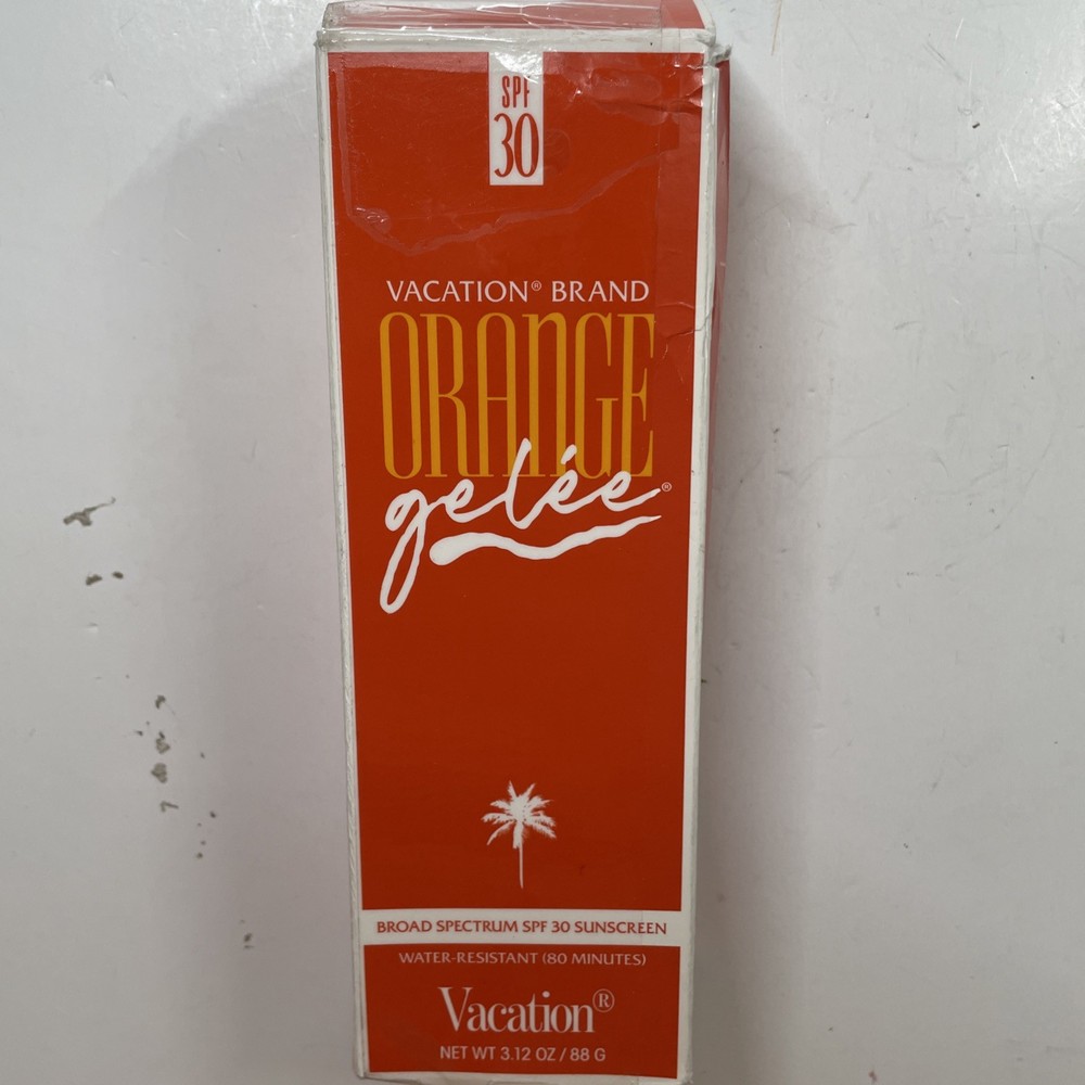 VACATION ORANGE GELEE broad Spectrum SPF 30 WT 3.12 Oz EXP 6/28 New Sealed