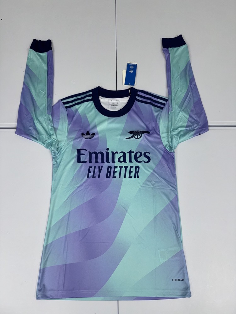 Adidas Arsenal Authentic Third Jersey Men's 24/25 Long Sleeve IS8138 Size M $110
